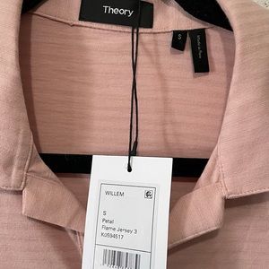 Theory buttonless polo